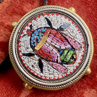 Mid-19th Century Italian Grand Tour Micromosaic Pendant